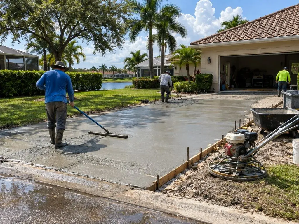 Concrete Driveways in Wellington, FL