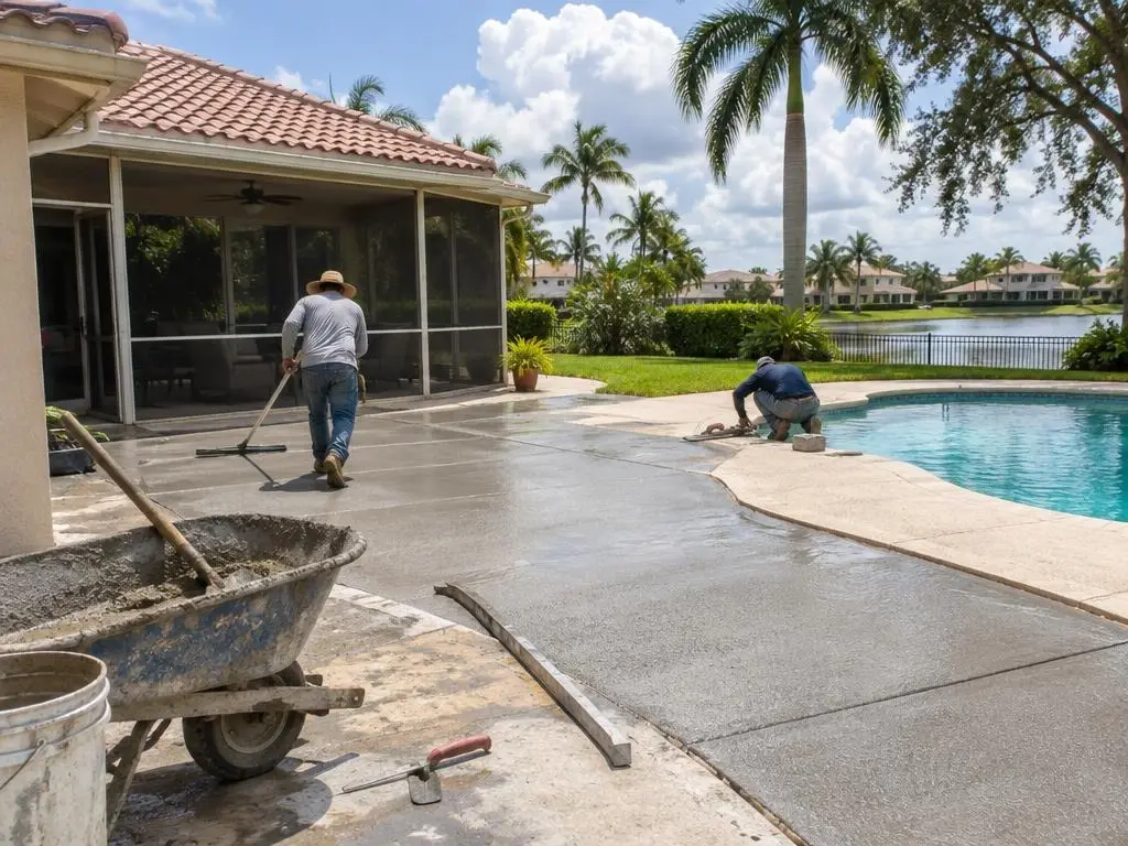 Concrete Patios in Wellington, FL