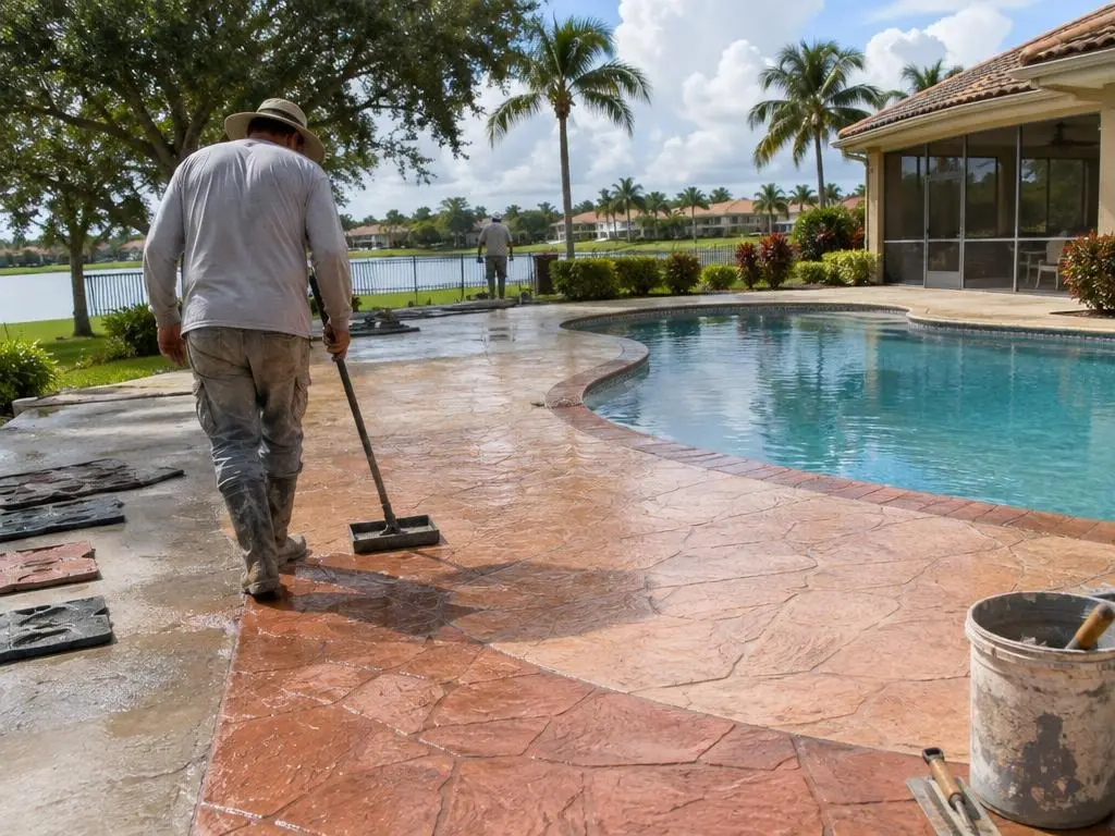 Stamped & Decorative Concrete in Wellington, FL